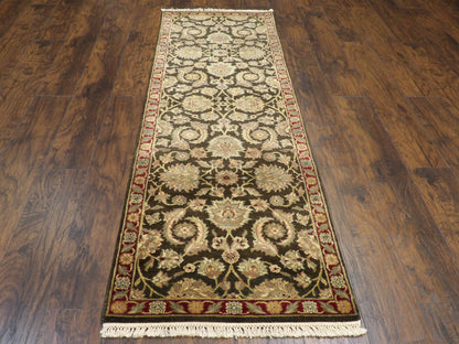 Jaipur Kashan 2'6"x8'0" Hand-knotted Rug - w444