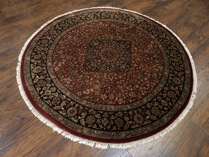 Fine Persian Tabriz 6'0"x6'0" Hand-knotted Rug -w467