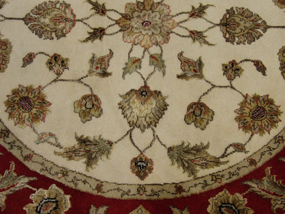 Jaipur Kashan 4'0"x4'0" Hand-knotted Rug -w472