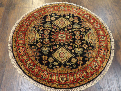 Tribal Fine Sherapi 4'0"x4'0" Hand-knotted Rug -w476