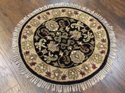 Persian Kashan 3'0"x3'0" Hand-knotted Rug -w492