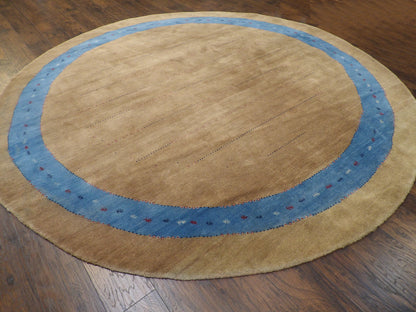 Modern Persian Gabbeh 10'0"x10'0" Hand-knotted Rug -w500