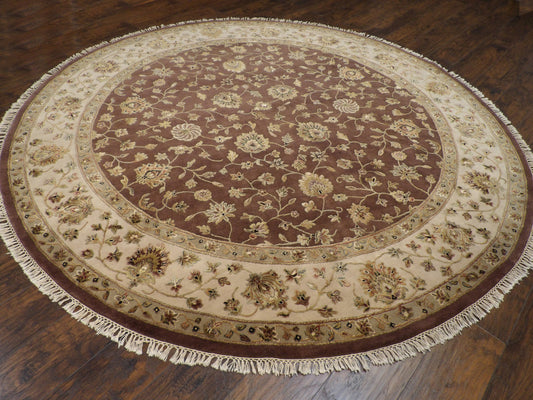 Jaipur S/W Kashan 9'0"x9'0" Hand-knotted Rug -w502