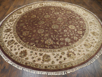 Jaipur S/W Kashan 9'0"x9'0" Hand-knotted Rug -w502