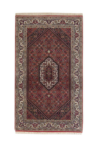 Traditional Indo Bidjar Wool Hand Knotted Rug 3x5 - w5120