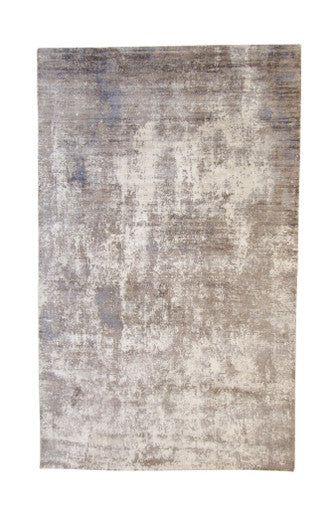 Modern Abstract Design Viscose Hand Loom Rug 5.0X8.0 - w5141