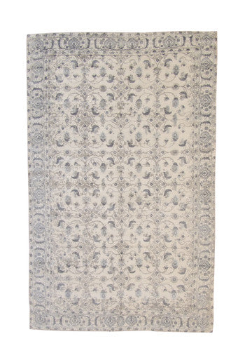Modern Abstract Design Viscose Hand Loom Rug 5.0X8.0 - w5145