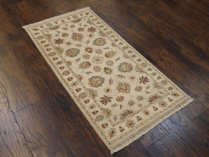 Indo Chobie  Hand knotted Wool Rug 2'4" x 4'6" - w519
