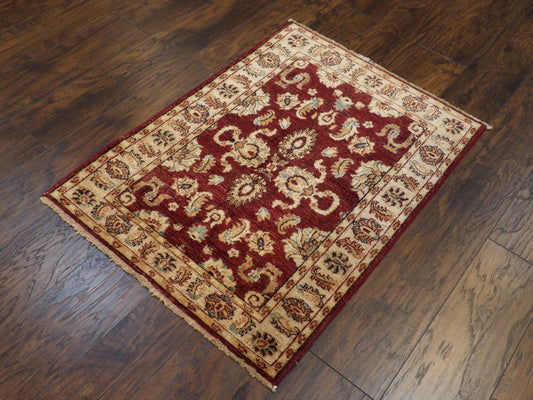 Oushak Chobie Natural-dye 2'0"x4'0" Hand-knotted Rug -w520