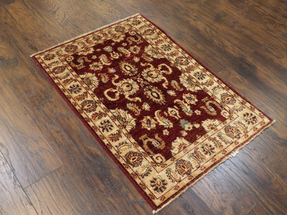 Oushak Chobie Natural-dye 2'0"x4'0" Hand-knotted Rug -w520