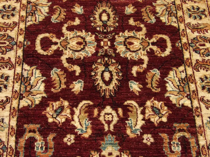 Oushak Chobie Natural-dye 2'0"x4'0" Hand-knotted Rug -w520