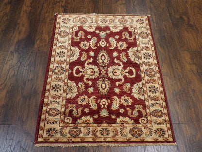 Oushak Chobie Natural-dye 2'0"x4'0" Hand-knotted Rug -w520