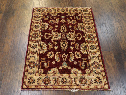 Oushak Chobie Natural-dye 2'0"x4'0" Hand-knotted Rug -w520