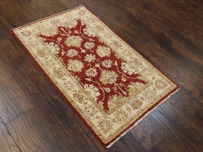 Agra Ziegler Hand knotted Rug 2'5" x 4'0" - w536