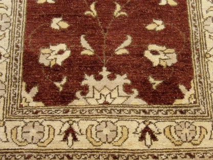 Oushak Chobie Natural-dye 2'6"x10'0" Hand-knotted Rug -w583