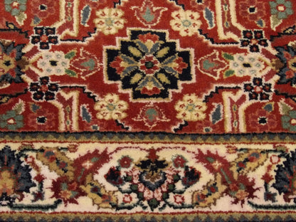 Fine Persian Herati 2'6"x10'0" Hand-knotted Rug -w598