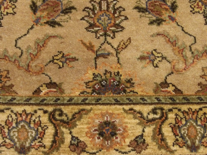 Fine Persian Kashan Tie Dye 2'6"x10'0" Hand-knotted Rug -w601
