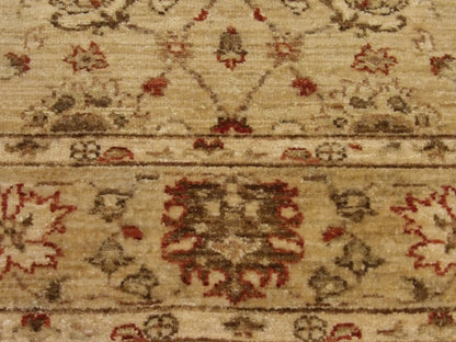 Oushak Chobie Natural-dye 2'6"x10'0" Hand-knotted Rug -w606