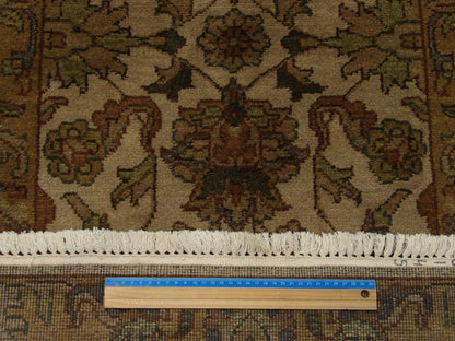 Jaipur Kashan Antique Wash 2'6"x10'0" Hand-knotted Rug -w609