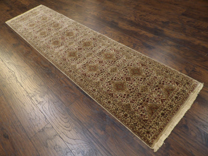 Fine Persian Kashan 2'6"x10'0" Hand-knotted Rug -