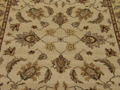 Indo Chobie Natural-dye 4'0x6'0" Hand-knotted Rug -w620