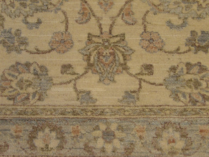 Oushak Chobie White Wash 4'0"x6'0" Hand-knotted Rug -w624