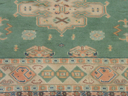 Silky Fine Tabriz 4'0"x6'0" Hand-knotted Rug -w629
