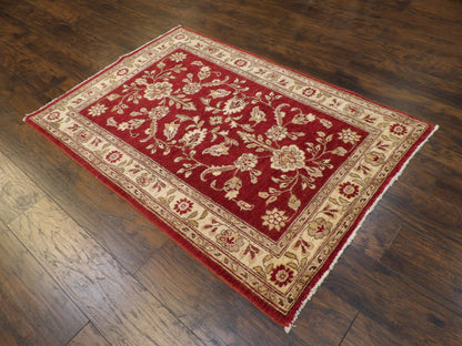 Chobie Oushak 4'0"x6'0" Hand-knotted Rug -w639
