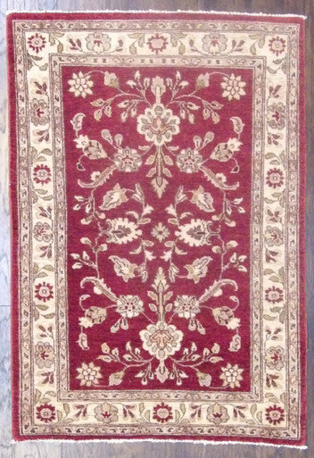Chobie Oushak 4'0"x6'0" Hand-knotted Rug -w639
