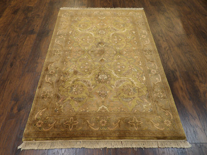 Jaipur Kashan Antique Wash 4'0" x 6'0" Hand-knotted Rug - w641