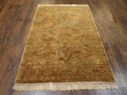 Jaipur Kashan Antique Wash 4'0" x 6'0" Hand-knotted Rug - w650