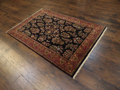 Fine Persian Sharookh 4'0"x6'0" Hand-knotted Rug -w655