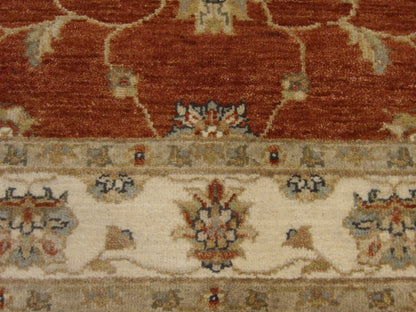 Indo Chobie Natural-dye 4'0"x6'0" Hand-knotted Rug -w666