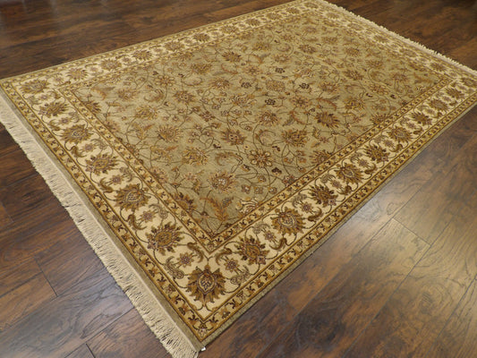 Fine Ziegler Tie Dye 6'0"x9'0" Hand-knotted Rug -W67