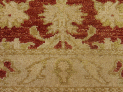 Turk Oushak Stone Wash 2'6"x12'0" Hand-knotted Rug -w677