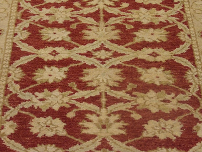 Turk Oushak Stone Wash 2'6"x12'0" Hand-knotted Rug -w677