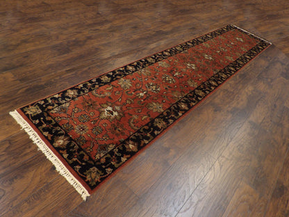 Jaipur Kashan Antique Wash 2'6" x 12'0" Hand-knotted Rug - w679