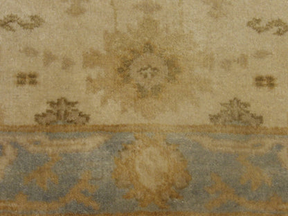 Turk Oushak Stone Wash 2'6"x12'0" Hand-knotted Rug -w683