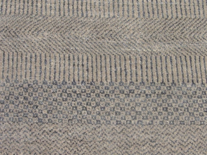 Modern Grass Design 2' 6" x 12 Hand-knotted Rug - w685