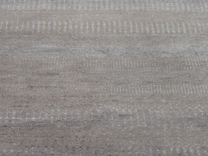 Modern Grass Design 2' 6" x 12 Hand-knotted Rug - w685
