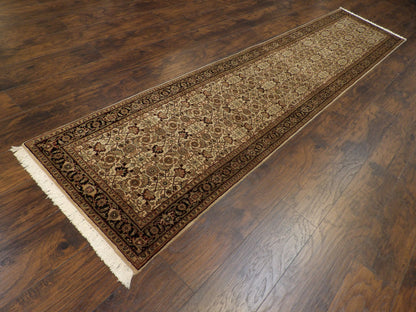 Persian Herati Mir Design 2'6"x12'0" Hand-knotted Rug -w687