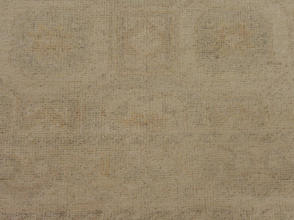 Oushak Chobie White Wash 2'6"x12'0" Hand-knotted Rug -w690