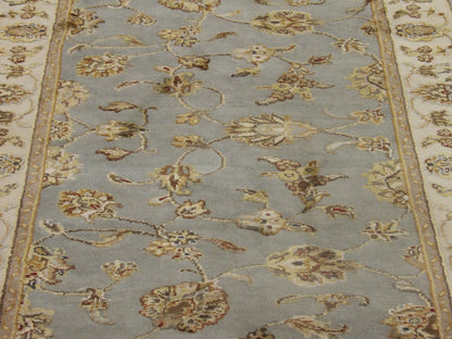 Fine Persian Kashan Carved 2'6"x12'0" Hand-knotted Rug -w691