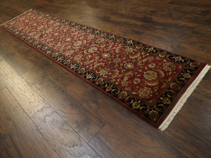 Jaipur Kashan Antique Wash 2'6" x 12'0" Hand-knotted Rug - w693