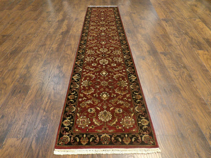 Jaipur Kashan Antique Wash 2'6" x 12'0" Hand-knotted Rug - w693
