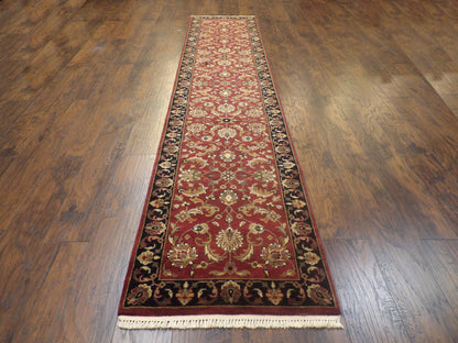 Jaipur Kashan Antique Wash 2'6" x 12'0" Hand-knotted Rug - w693