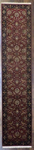 Jaipur Kashan Antique Wash 2'6" x 12'0" Hand-knotted Rug - w693