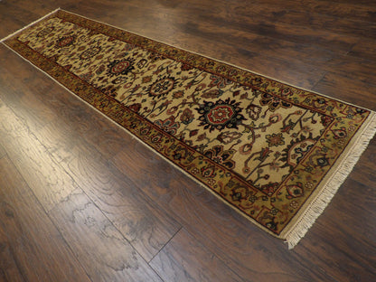 Turkish Weave Ziegler 2'6"x12'0" Hand-knotted Rug -w701