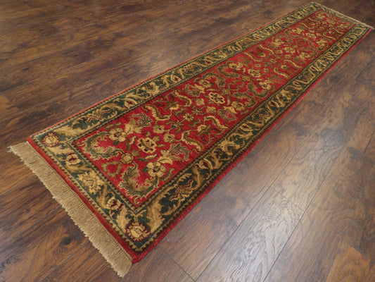 Jaipur Kashan Antique Wash 2' 6" x 12' Hand-knotted Rug - w705