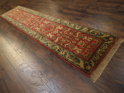 Jaipur Kashan Antique Wash 2' 6" x 12' Hand-knotted Rug - w705